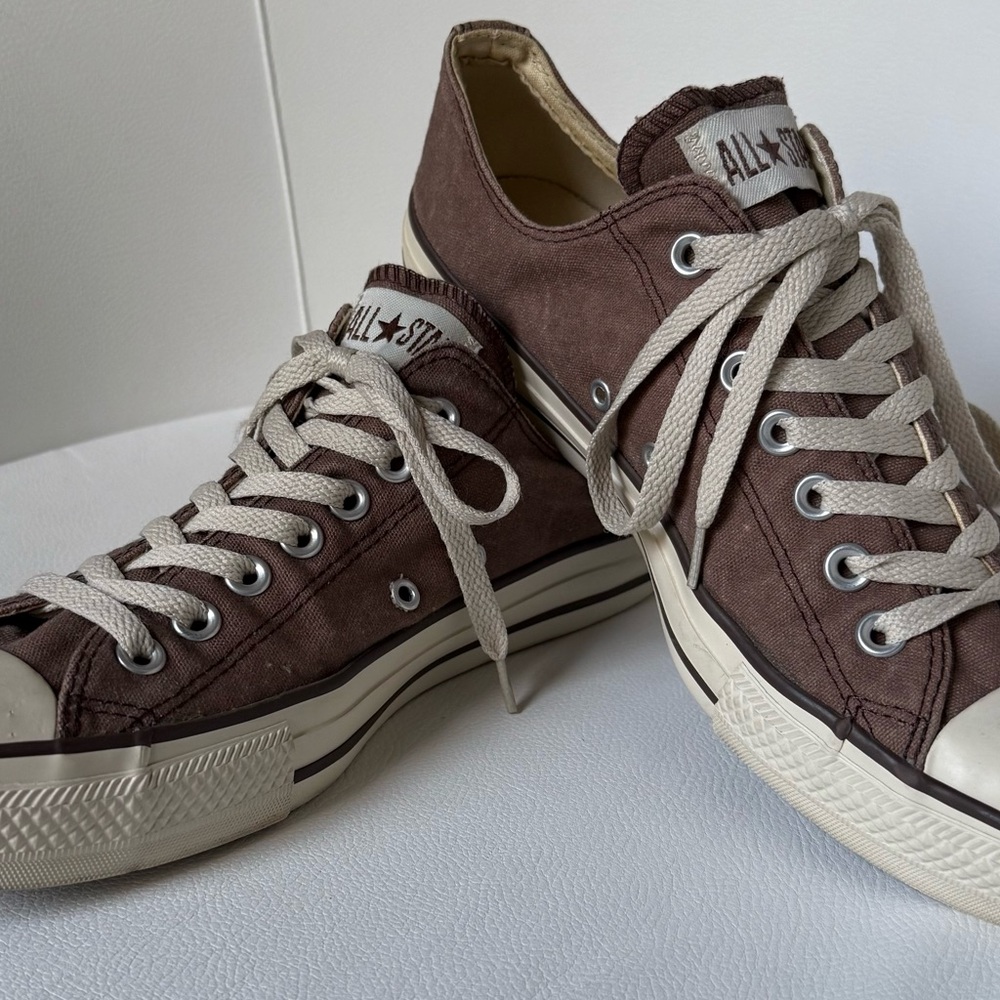 CONVERSE All Star Chuck 70 Canvas Sneakers UNISEX Low Top/Brown/ size M 9/W 11
